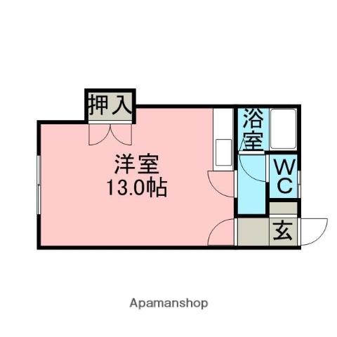 メゾンドサトウ(ワンルーム/2階)の間取り写真