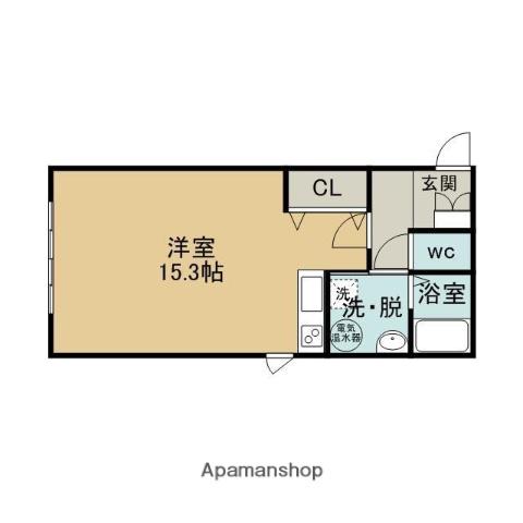 エル・フォーチュナ(ワンルーム/2階)の間取り写真