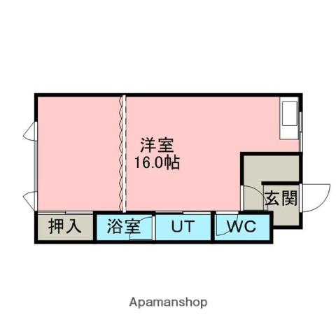 サンライズITO(ワンルーム/2階)の間取り写真