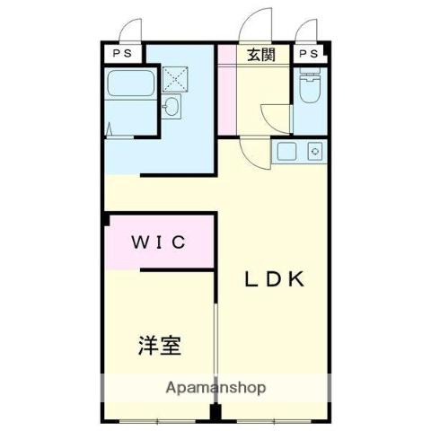 レジデンツビーネ(1LDK/1階)の間取り写真