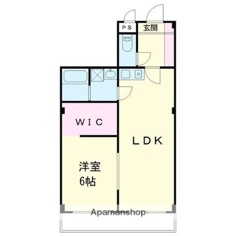 レジデンツビーネ(1LDK/1階)の間取り写真