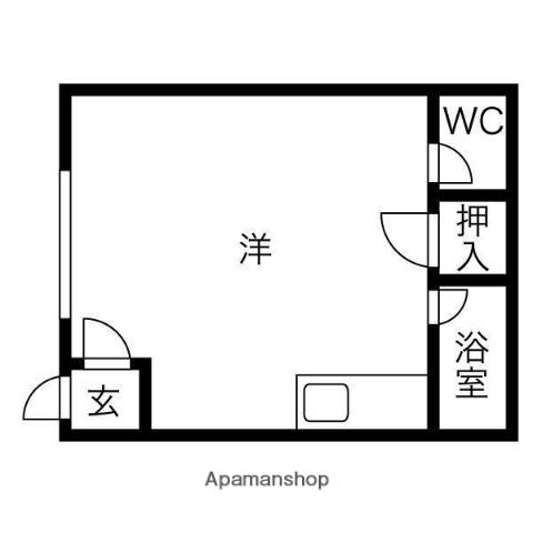 ハイツまるいNO143(ワンルーム/2階)の間取り写真
