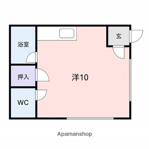 エール140(ワンルーム/1階)の間取り写真