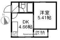 コーポひろ(1DK/2階)の間取り写真