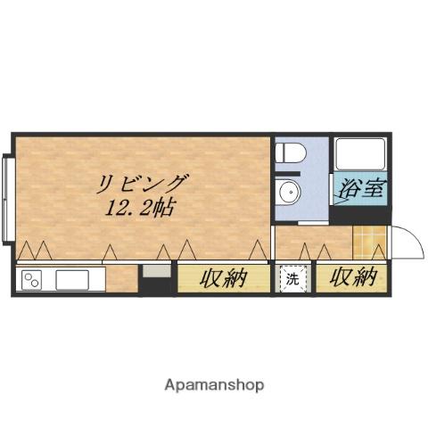 函館本線 銭函駅 徒歩13分 2階建 築20年(1K/2階)の間取り写真