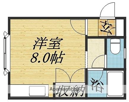 エスペランサ前田(ワンルーム/2階)の間取り写真