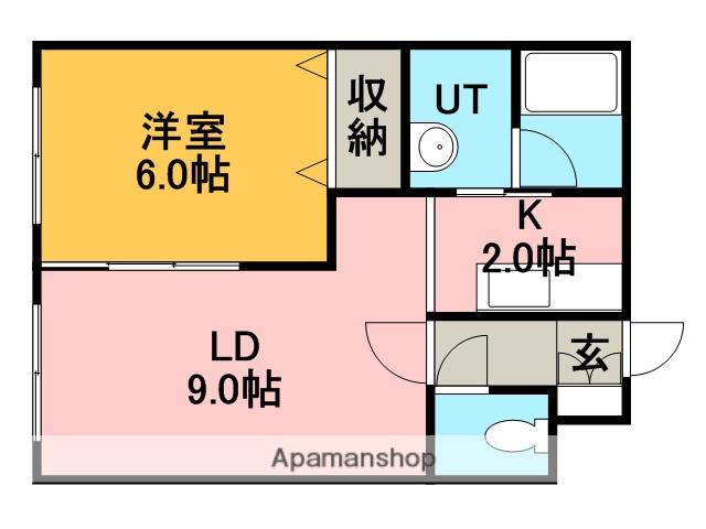 シーサイドガーデン(1LDK/4階)の間取り写真