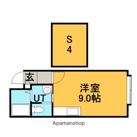 マイハウス前田2(ワンルーム/2階)の間取り写真