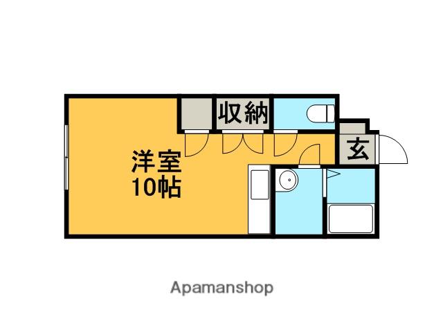 アイホーム銭函(ワンルーム/3階)の間取り写真