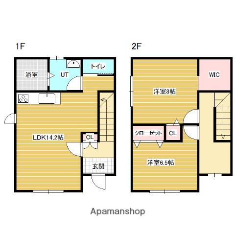 グッドウィルサード(2LDK)の間取り写真