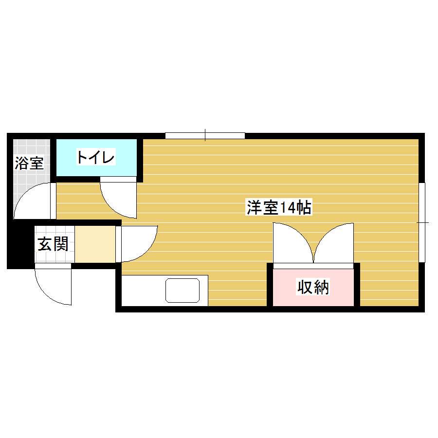 パークサイド78(ワンルーム/2階)の間取り写真