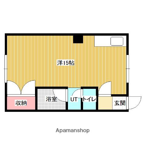 アーバンエイト(ワンルーム/2階)の間取り写真