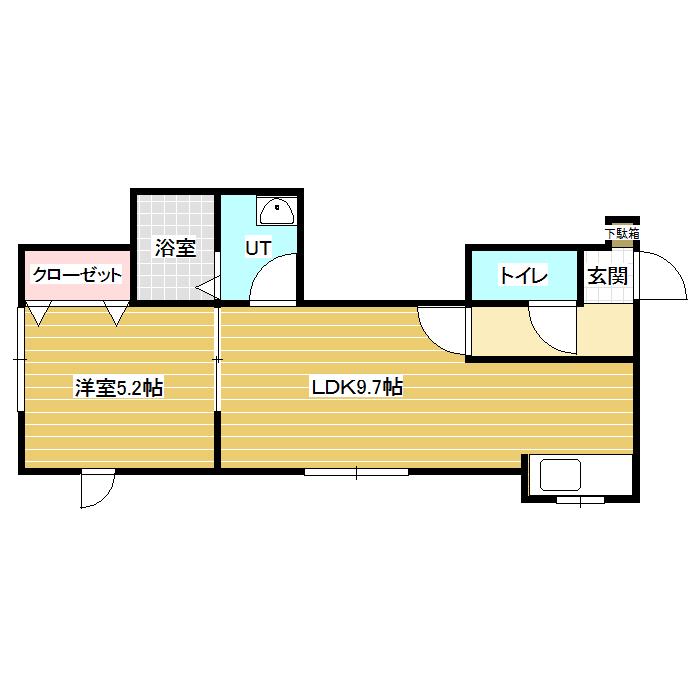STELLA LUCE(1LDK/3階)の間取り写真