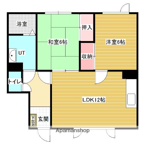 M.T こぶし野(2LDK/2階)の間取り写真