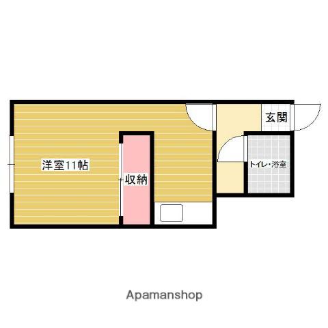 PHDハイム(1K/1階)の間取り写真