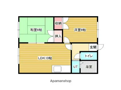 PHDハイム(2LDK/2階)の間取り写真