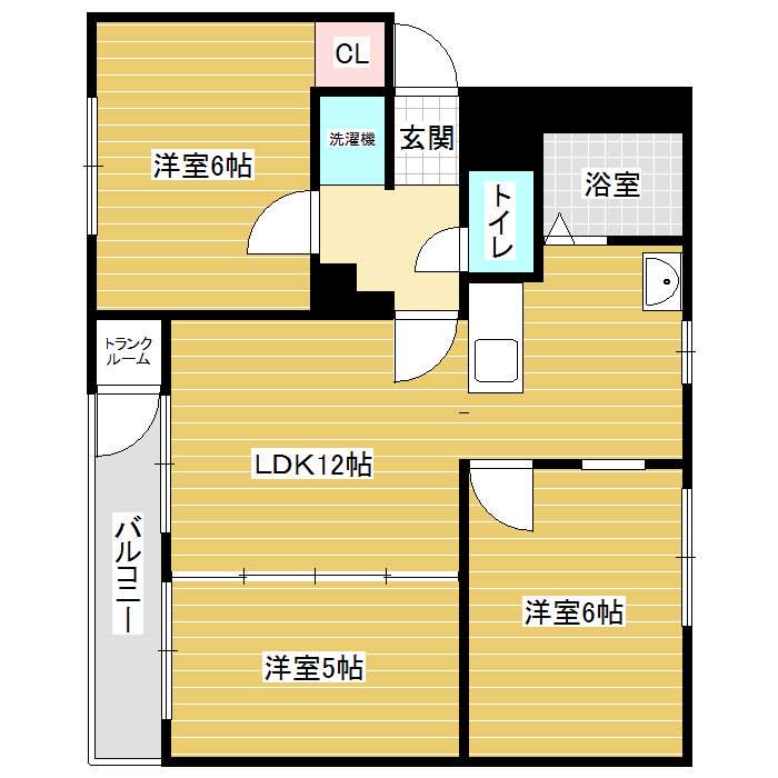 HORSE WIN 10(3LDK/2階)の間取り写真