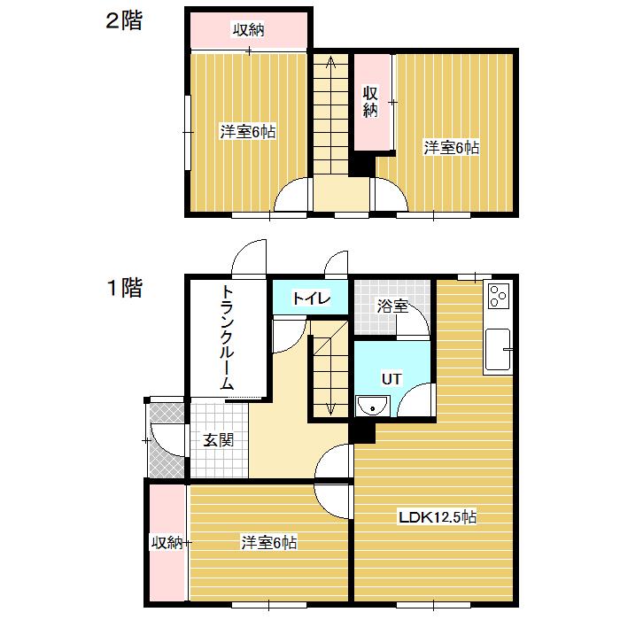 ヒルズビレッジ(3LDK)の間取り写真