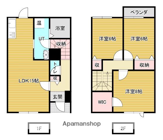 メゾン・ド・ファミーユ(3LDK/2階)の間取り写真