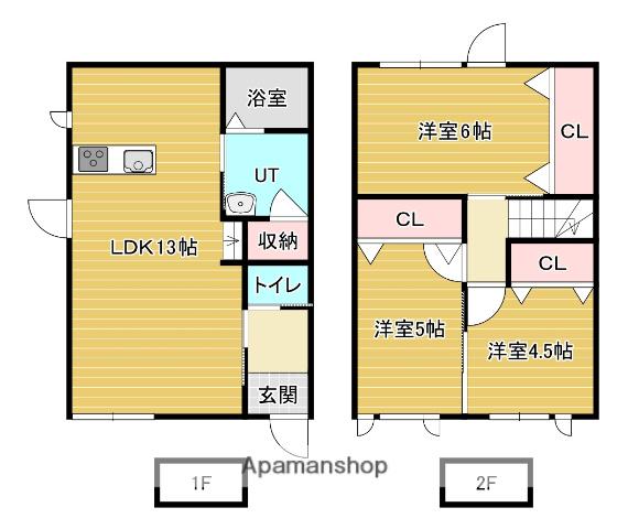 ブリリア　イーストスクエア(3LDK)の間取り写真