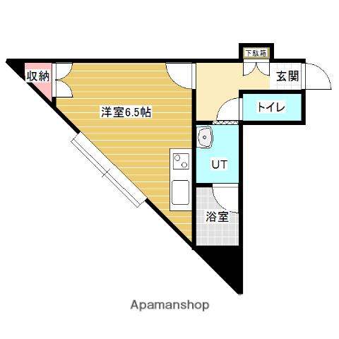 シャネルファイブ(ワンルーム/5階)の間取り写真