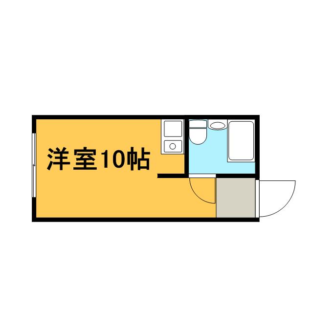 ロジェ札幌25(ワンルーム/4階)の間取り写真