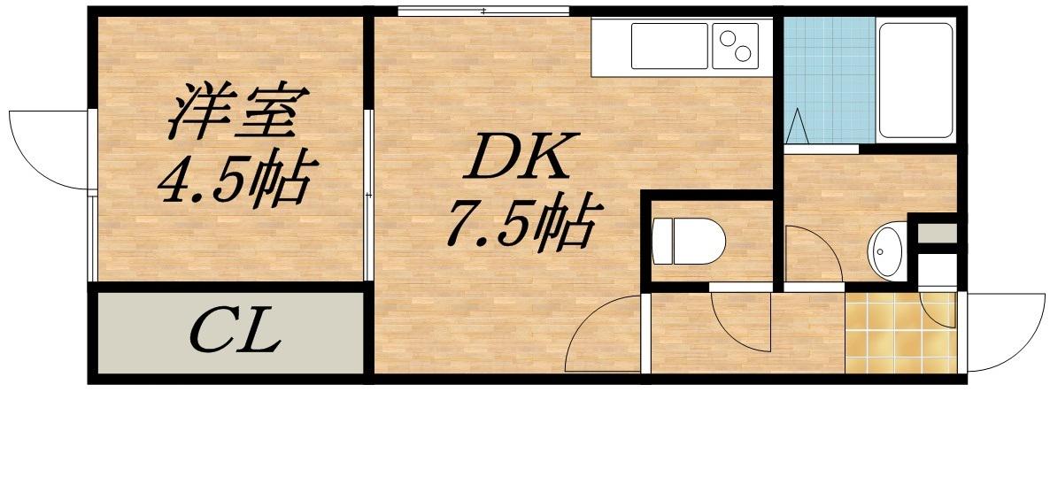 リングル南5条(1DK/3階)の間取り写真