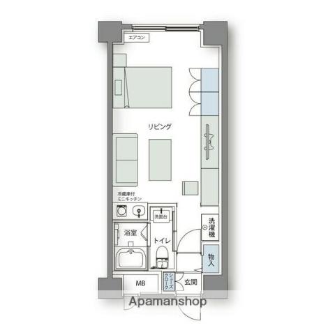 アルファコンフォート札幌(1K/11階)の間取り写真