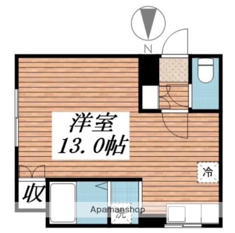 エスポアール53(1DK/3階)の間取り写真