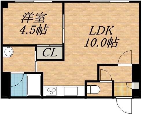 エポック南7条館(1LDK/1階)の間取り写真