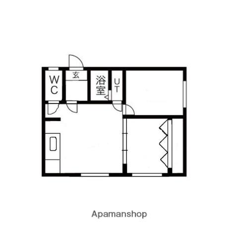 薫風ハイツ(2LDK/1階)の間取り写真