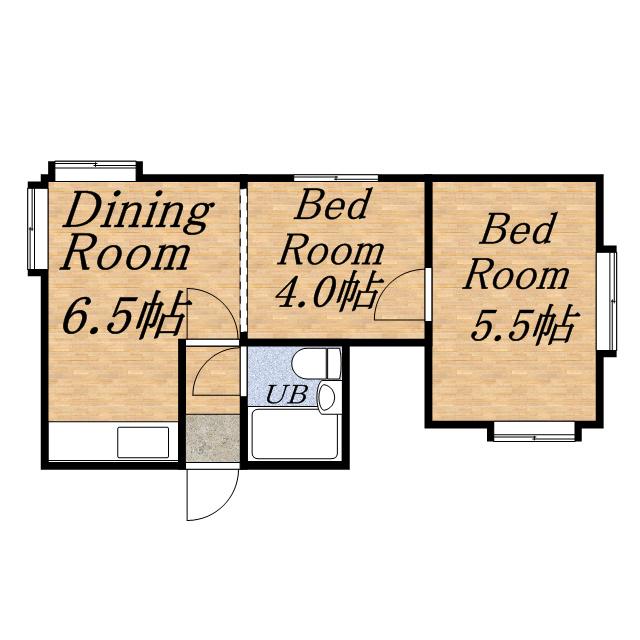 カーサチェリベⅡ(1LDK/1階)の間取り写真