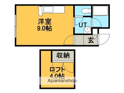 マイハウス前田Ⅰ(ワンルーム/2階)の間取り写真