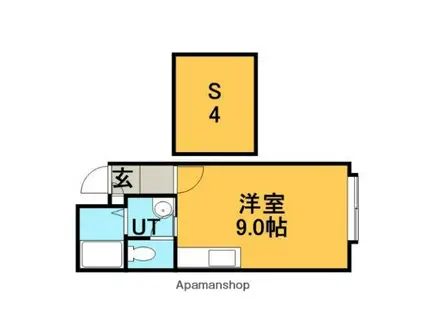 マイハウス前田2(ワンルーム/2階)の間取り写真