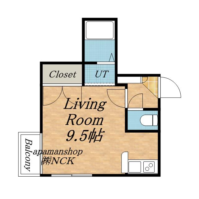 カステロ・デル・ソレ(1K/3階)の間取り写真