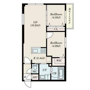 SーRESIDENCE琴似4条(2LDK/3階)の間取り写真