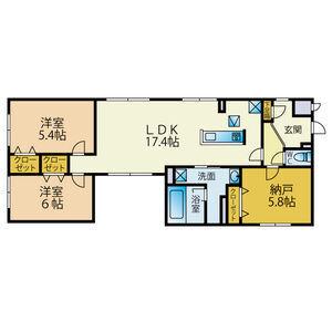 LU PIONIA(3LDK/3階)の間取り写真