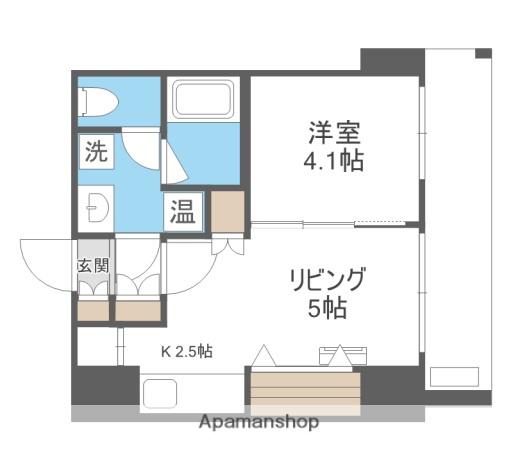 クラークマンションN17(1LDK/10階)の間取り写真