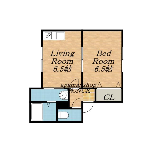 ARCVILLAGE(1DK/2階)の間取り写真