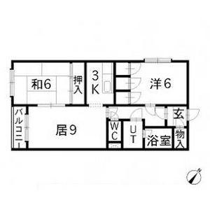 メゾン光生 メゾンこうせい(2LDK/2階)の間取り写真