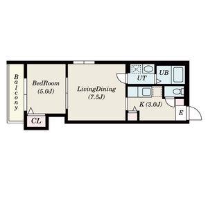 ADVANCE N19(1DK/3階)の間取り写真
