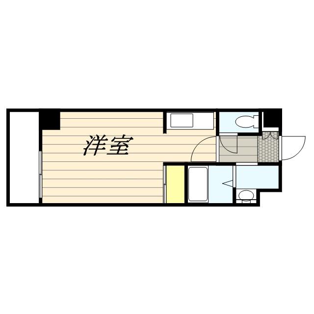 TAKE・N20(1K/4階)の間取り写真