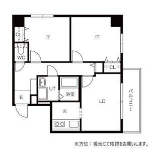 フィラコート北11条(2LDK/2階)の間取り写真