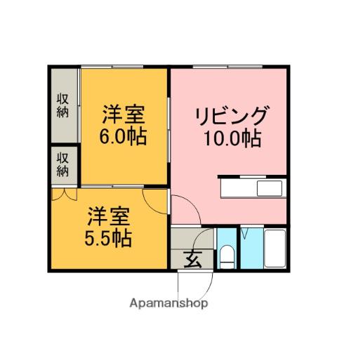 MA35(2LDK/1階)の間取り写真