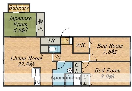 ベンデミア18(3LDK/3階)の間取り写真