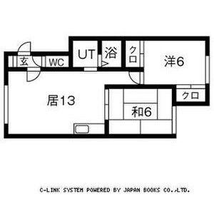 マンションむらかみⅢ(2LDK/2階)の間取り写真