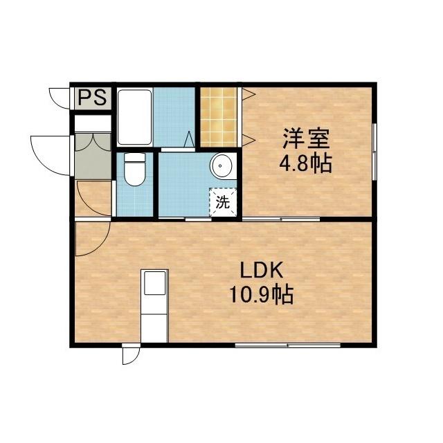 G DREAM(1LDK/3階)の間取り写真