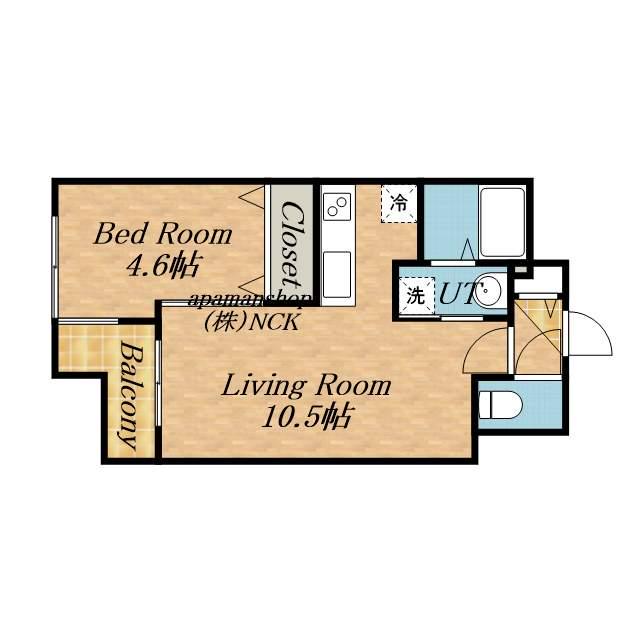 GARE宮の沢(1LDK/4階)の間取り写真