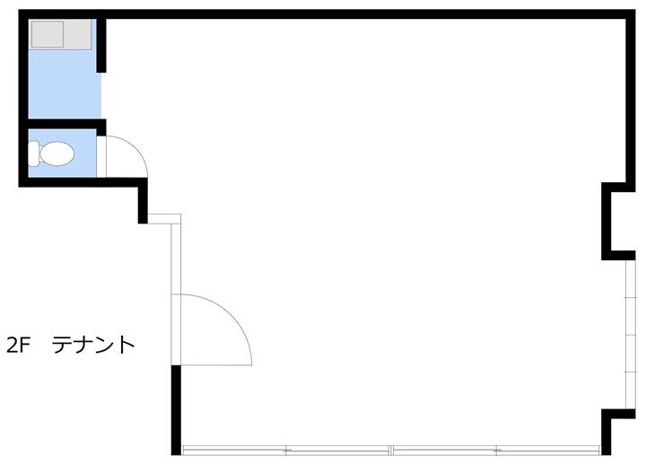 エスポアール(1LDK/2階)の間取り写真