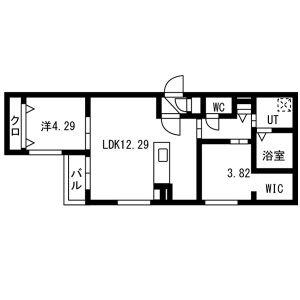 エクセラン手稲本町 GAー手稲本町2-3MS(2LDK/2階)の間取り写真